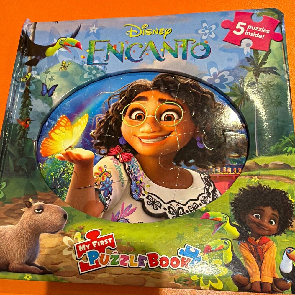 Disney Encanto My First Puzzle Book 5 Puzzles Inside Age 3+ Cardboard